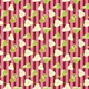 Playful Pear Fruit Stripes pink