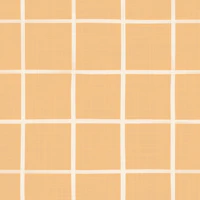 Modern Golden Yellow Medium Windowpane Check wallpaper