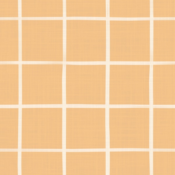 Modern Golden Yellow Medium Windowpane Check