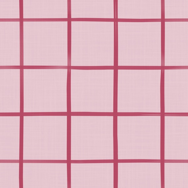 Modern Raspberry and Pink Small Check Grid