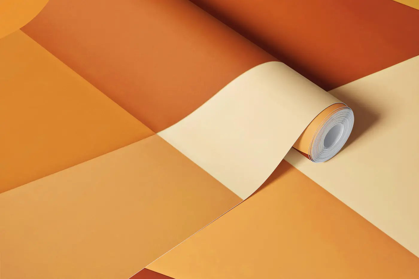 Retro Modern Angular Shapes wallpaper roll