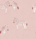 Safari Zebras - Soft Boho Pink Girls Room