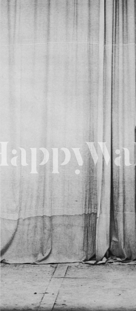 Papel tapiz elegante curtain exhibido en una habitación