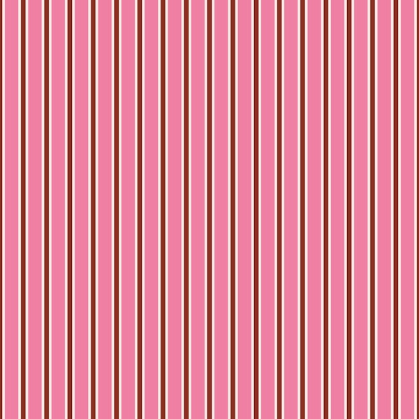 Pink Brown Vertical Stripes