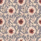 Boho Folk Floral on Taupe