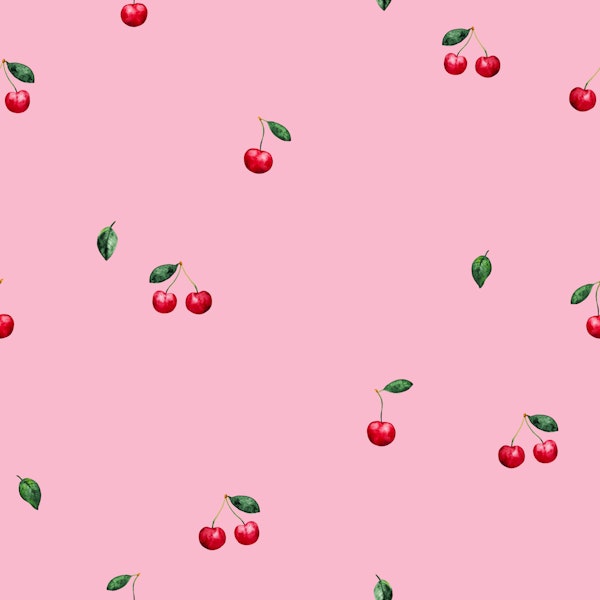 Soft Cherries on Pink
