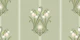 Sage Green Art Nouveau Snowdrops