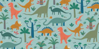 Prehistoric Dino jungle - sky - large wallpaper