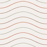Boho Wavy Organic Stripes Large Multicolor wallpaper