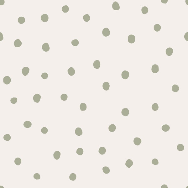 Scattered Ditsy Dots Sage Beige