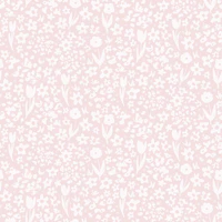 Soft Florals Pastel Pink tapete