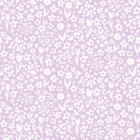Soft Florals Lavender Purple tapete