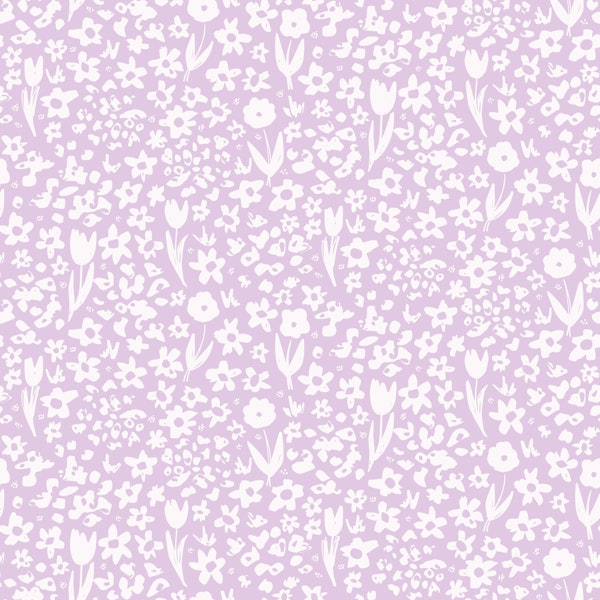 Soft Florals Lavender Purple