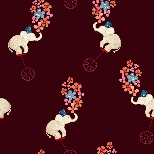 Whimsical Elephants on Unicycles