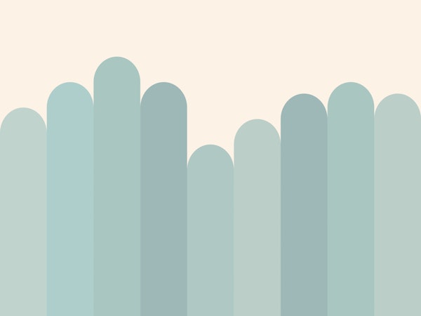 Soft Scallop Wave Stripes