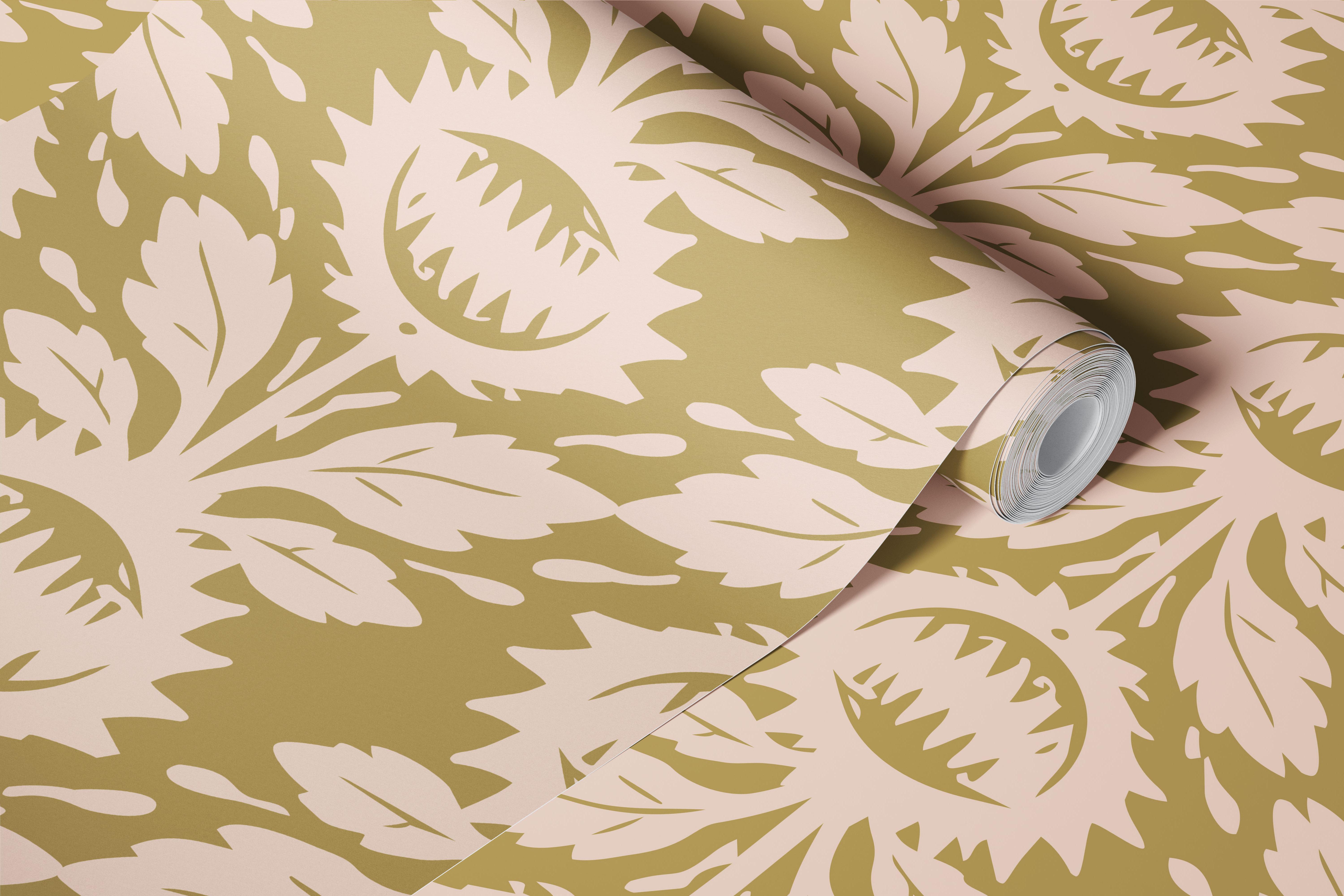 Design de papier peint Botanical Hunters dans une pièce