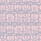 Organic Garden - pink on lavender grey M