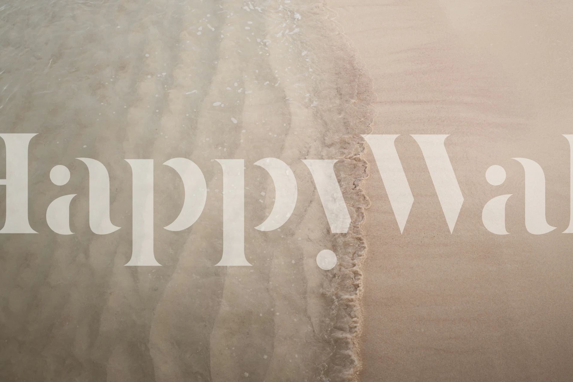 Serene Sea Meets Sandy Beach 1 wallpaper