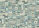retro kitchen - faded blue