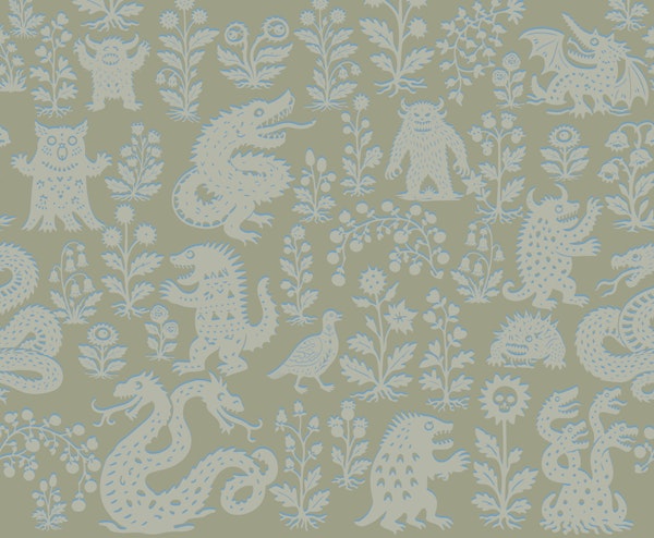 Playful mythical beats Greige