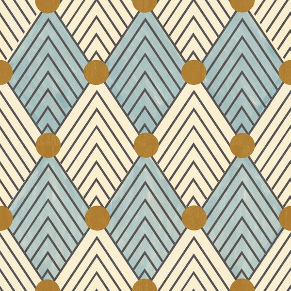 Art Deco Diamond Chevron