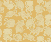Wild Leopard Toile Mustard Yellow tapete