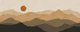 Minimal Desert Sun Mountains