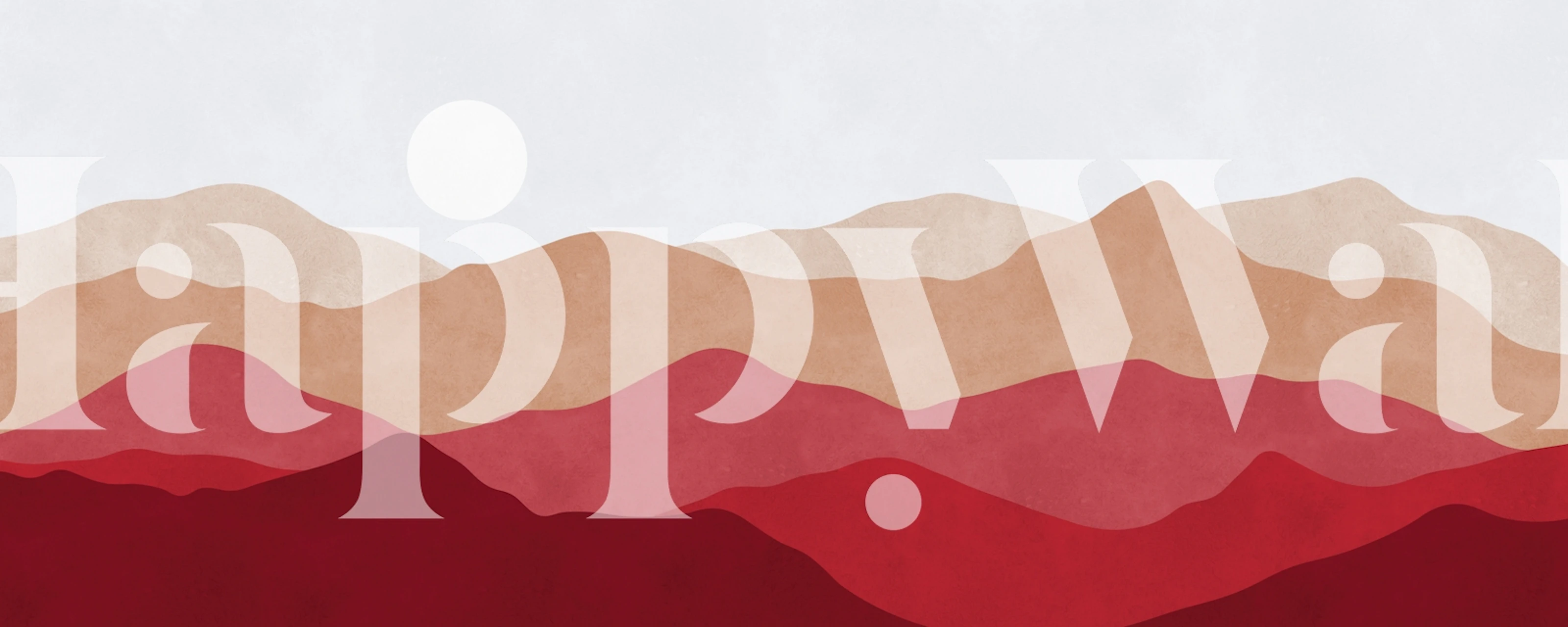 Red Desert Mountains Sunrise wallpaper in a room