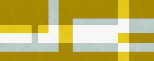 Mustard Geometric Blocks