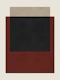Modern Color Block Red Black Beige