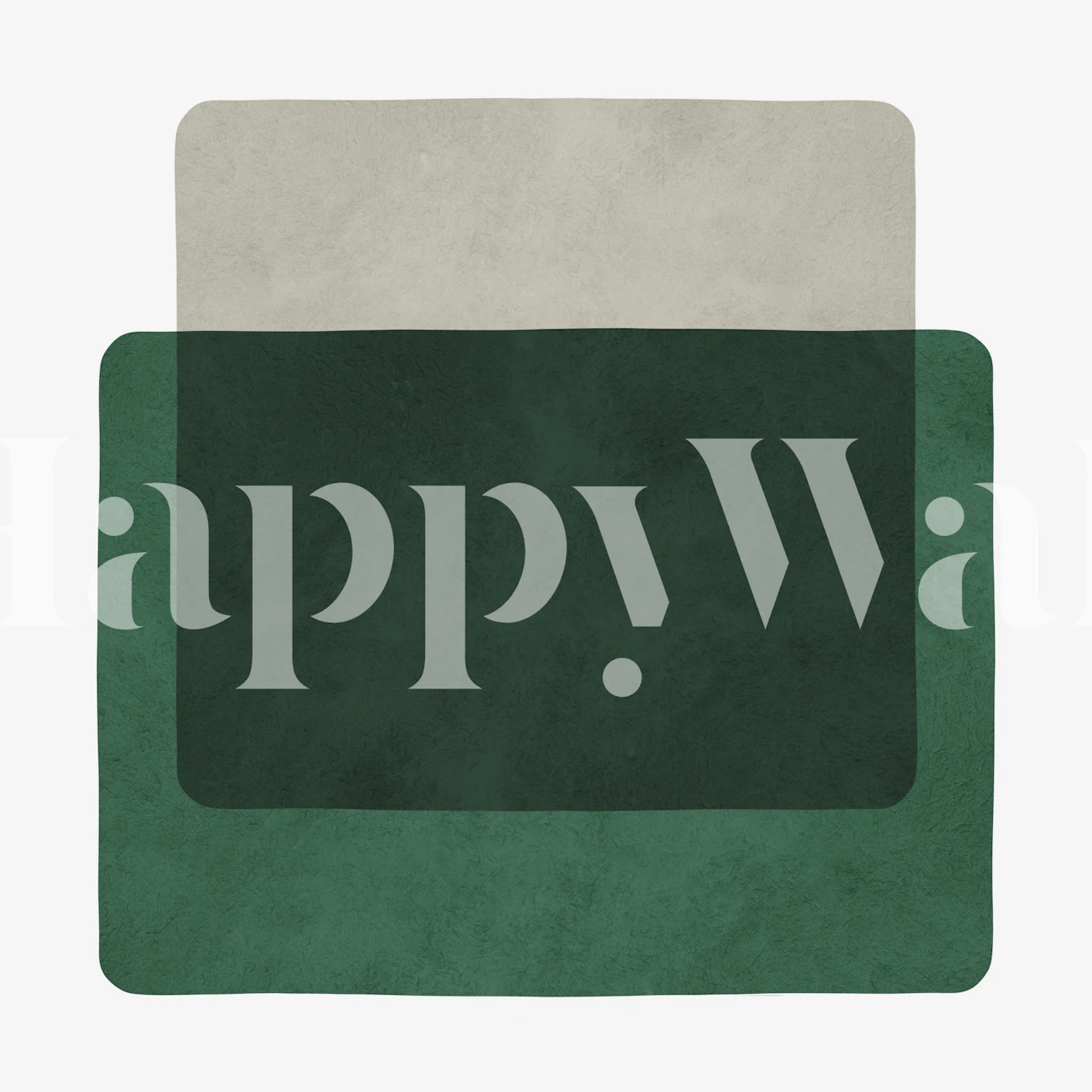 Tapeta Emerald Overlap Minimal Blocks v místnosti