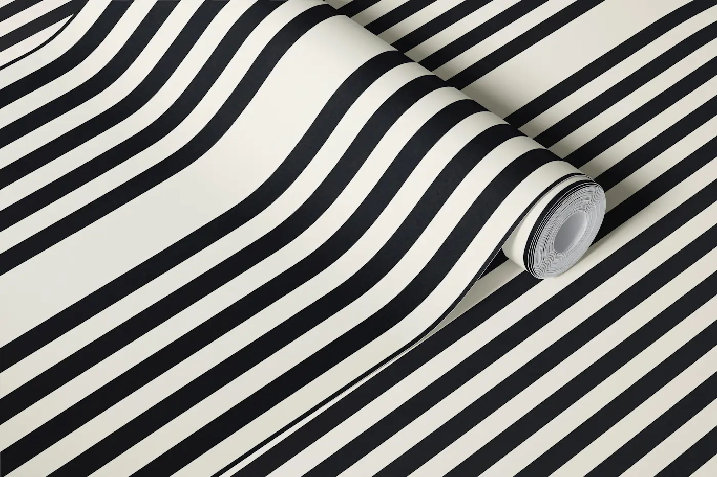 Mid Century Modern U Curve wallpaper roll