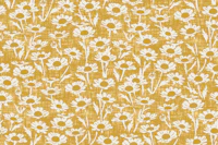 Daisy field on warm yellow tapeta