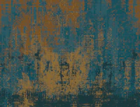 Urban Texture Teal and Rust papiers peint