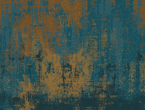 Urban Texture Teal and Rust