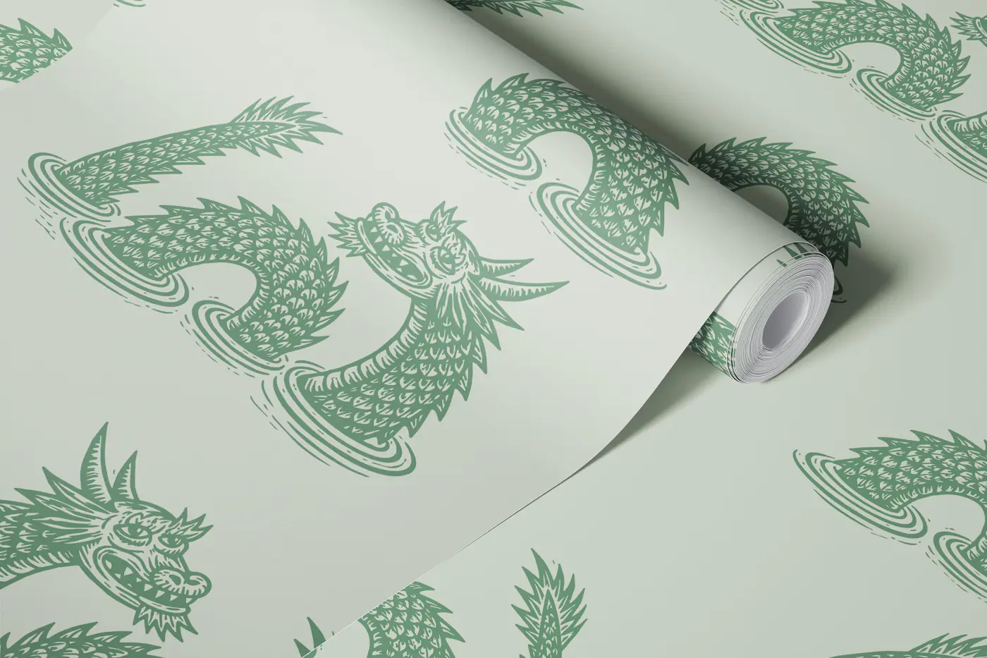 Mythical Sea Dragon wallpaper roll