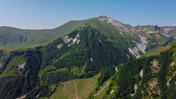 Summer Mountains Scenic Landscape