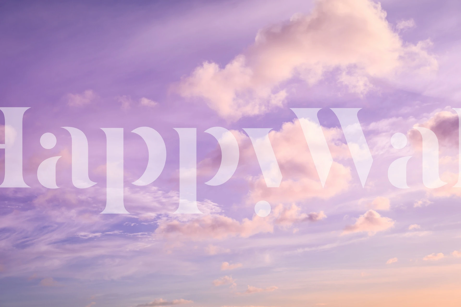 Cotton Candy Caribbean Clouds 1 tapet