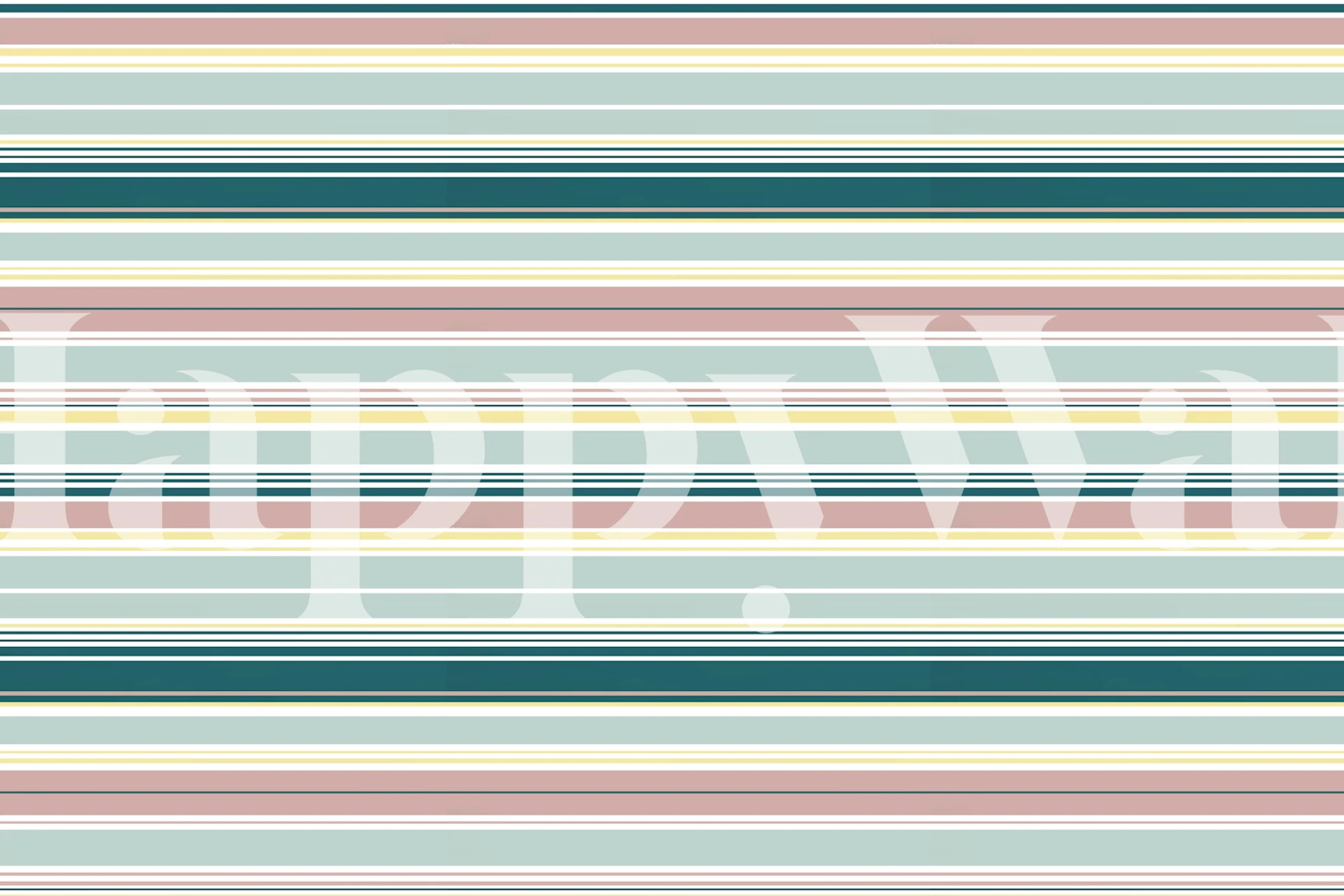Modern Nautical Stripe tapet i ett rum