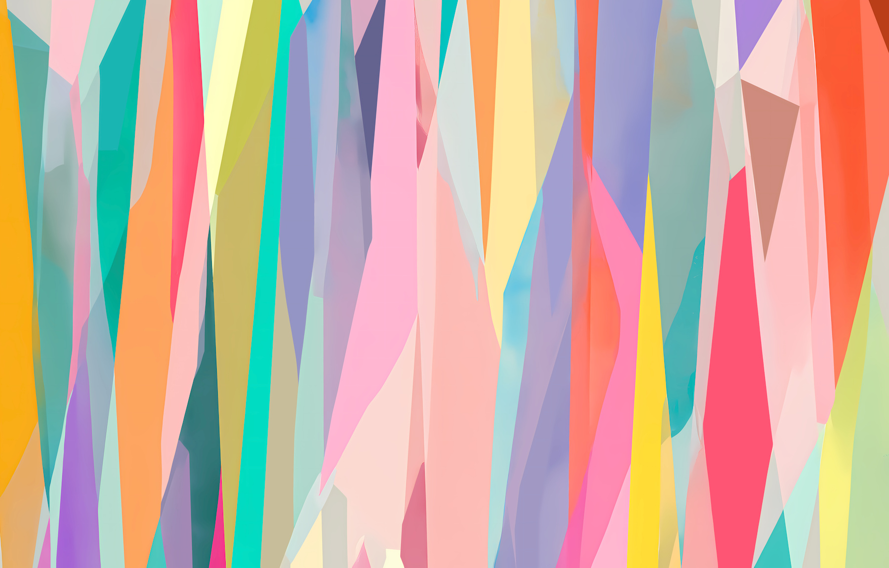 Modern Pastel Angular Shapes Wallpaper | happywall.com