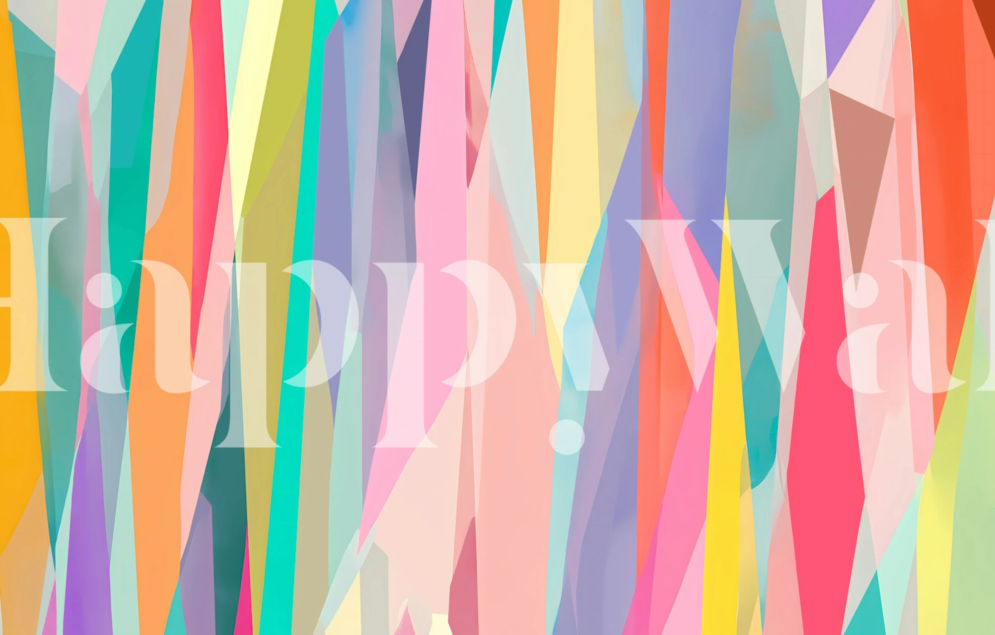 Modern Pastel Angular Shapes papiers peint