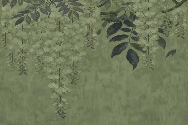 Moss Green Wisteria Garden