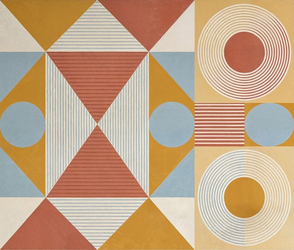 Bauhaus Color Block Geometry