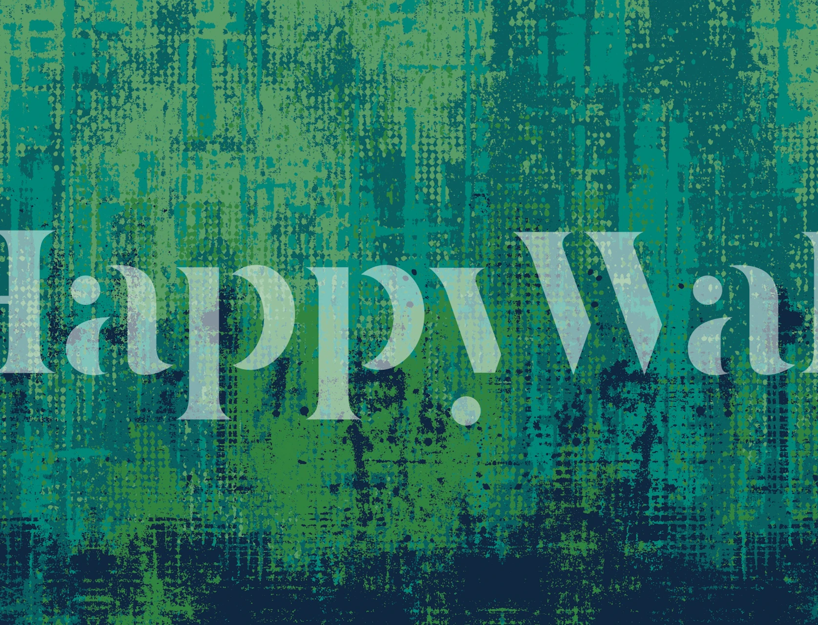 Urban texture wallpaper in blue and green