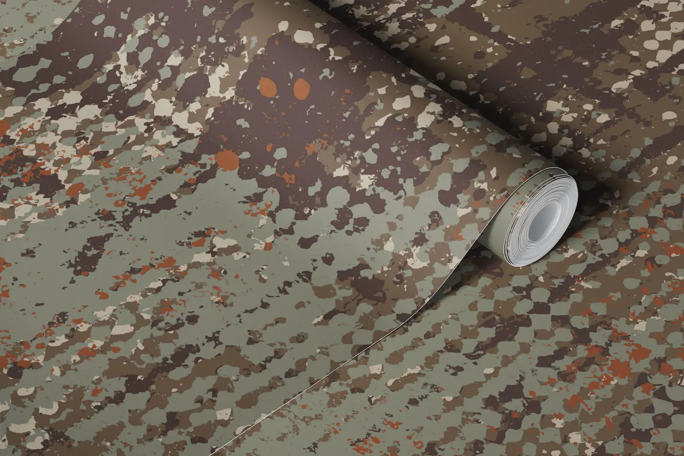 Urban Texture Grey Rust Brown wallpaper roll