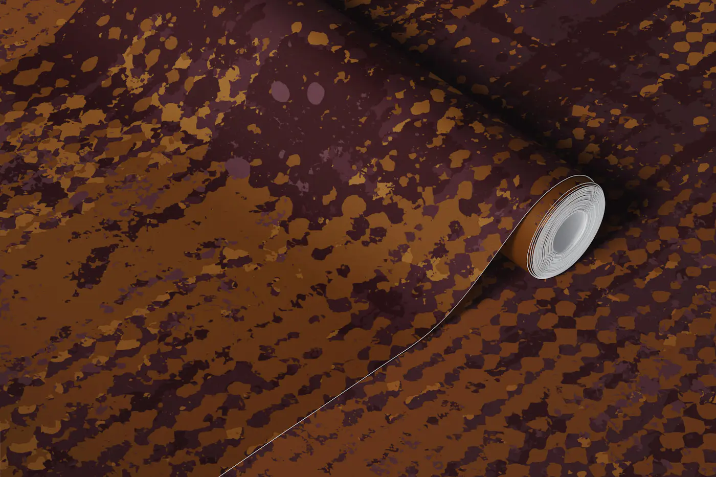 Urban Texture Burgundy Ochre wallpaper roll