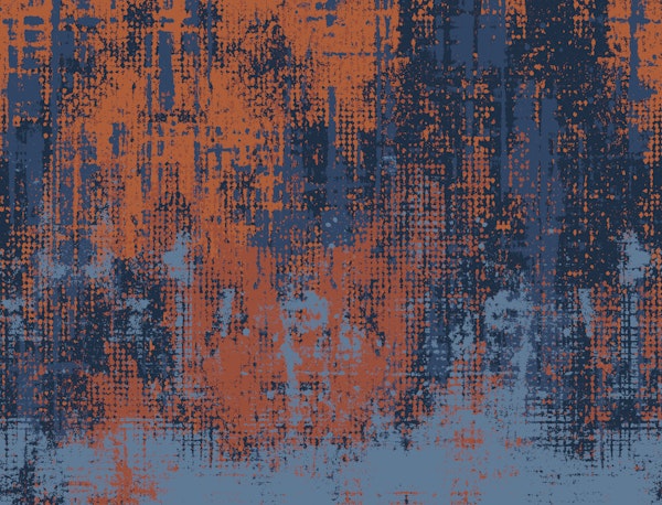 Urban Texture Orange Blue
