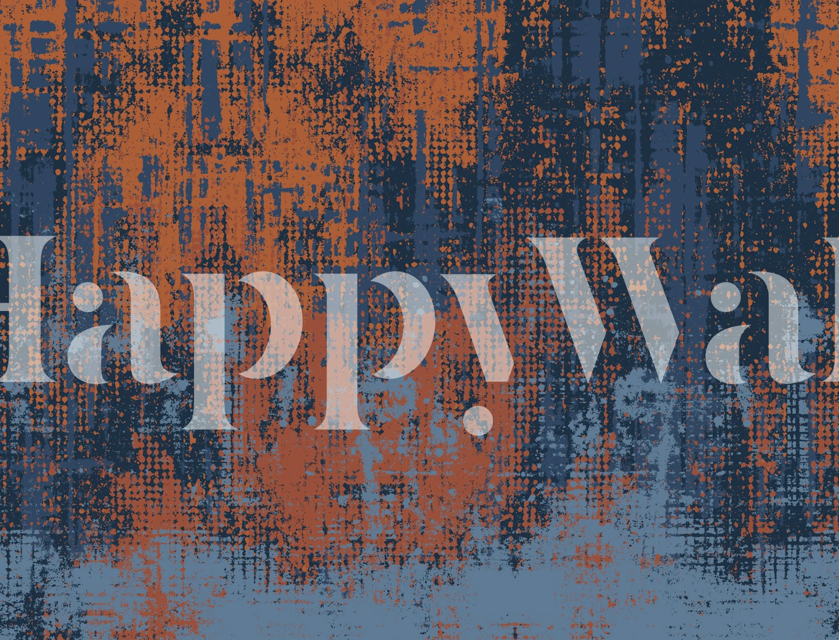 Urban Texture Orange Blue wallpaper