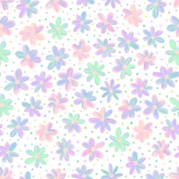 Soft Watercolour Rainbow Daisies 2 tapeta