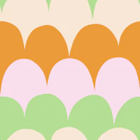 Colourful Scallop Stripes 5 tapete